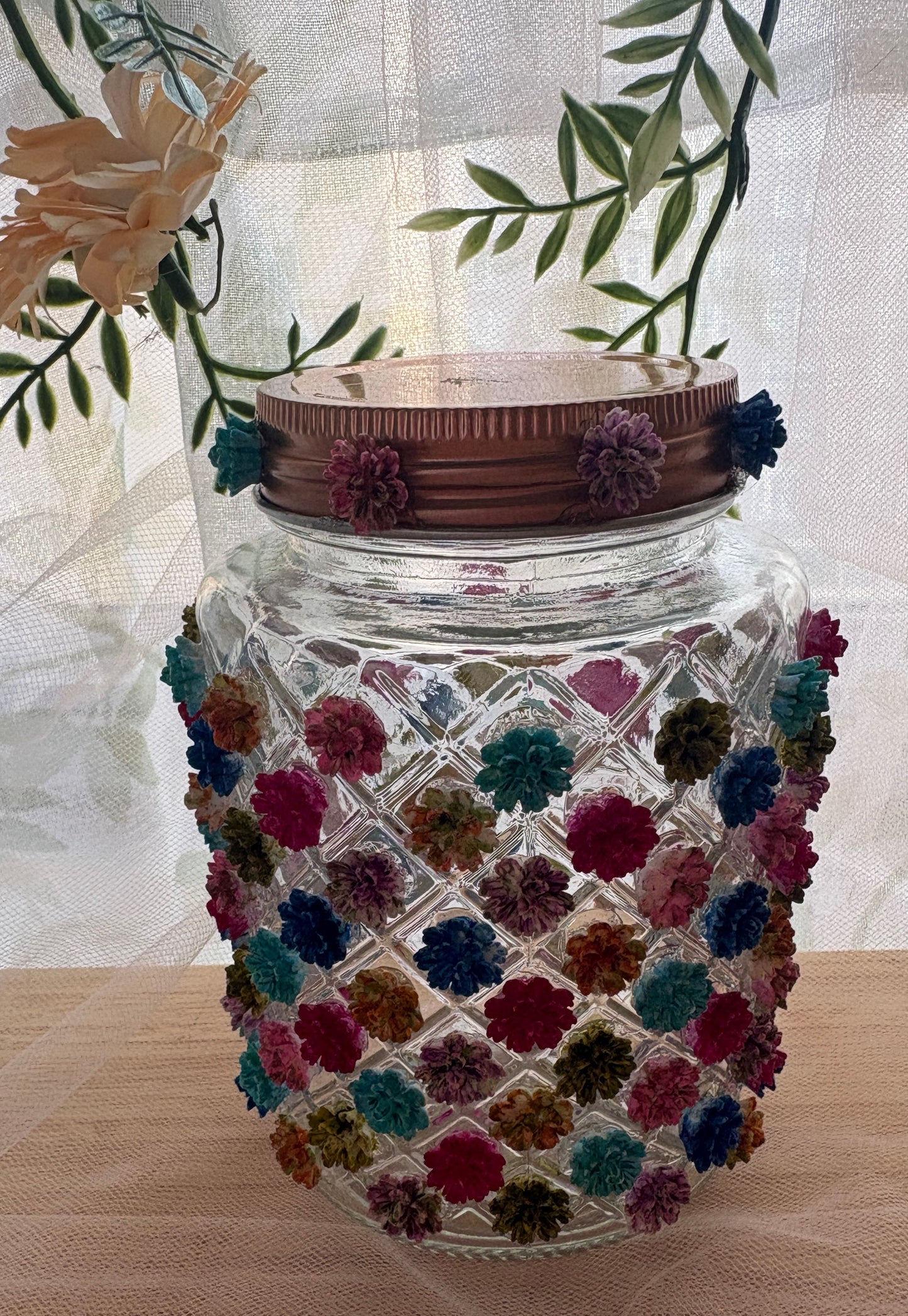 Flower Power Jar