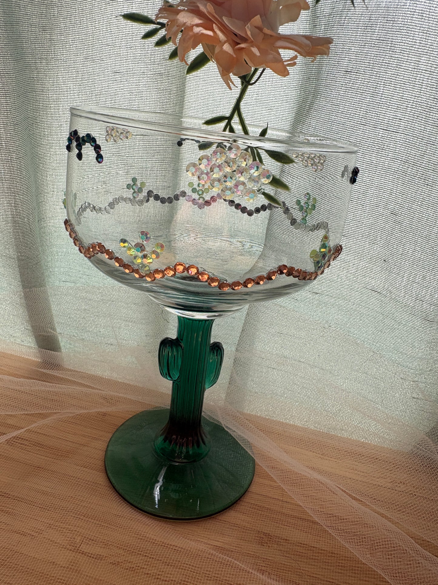 Desert Landscape Cactus Glass