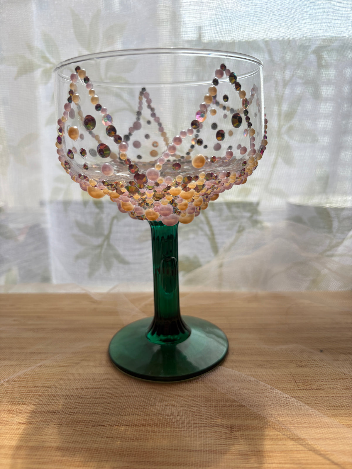 Purple & Golden Goblet