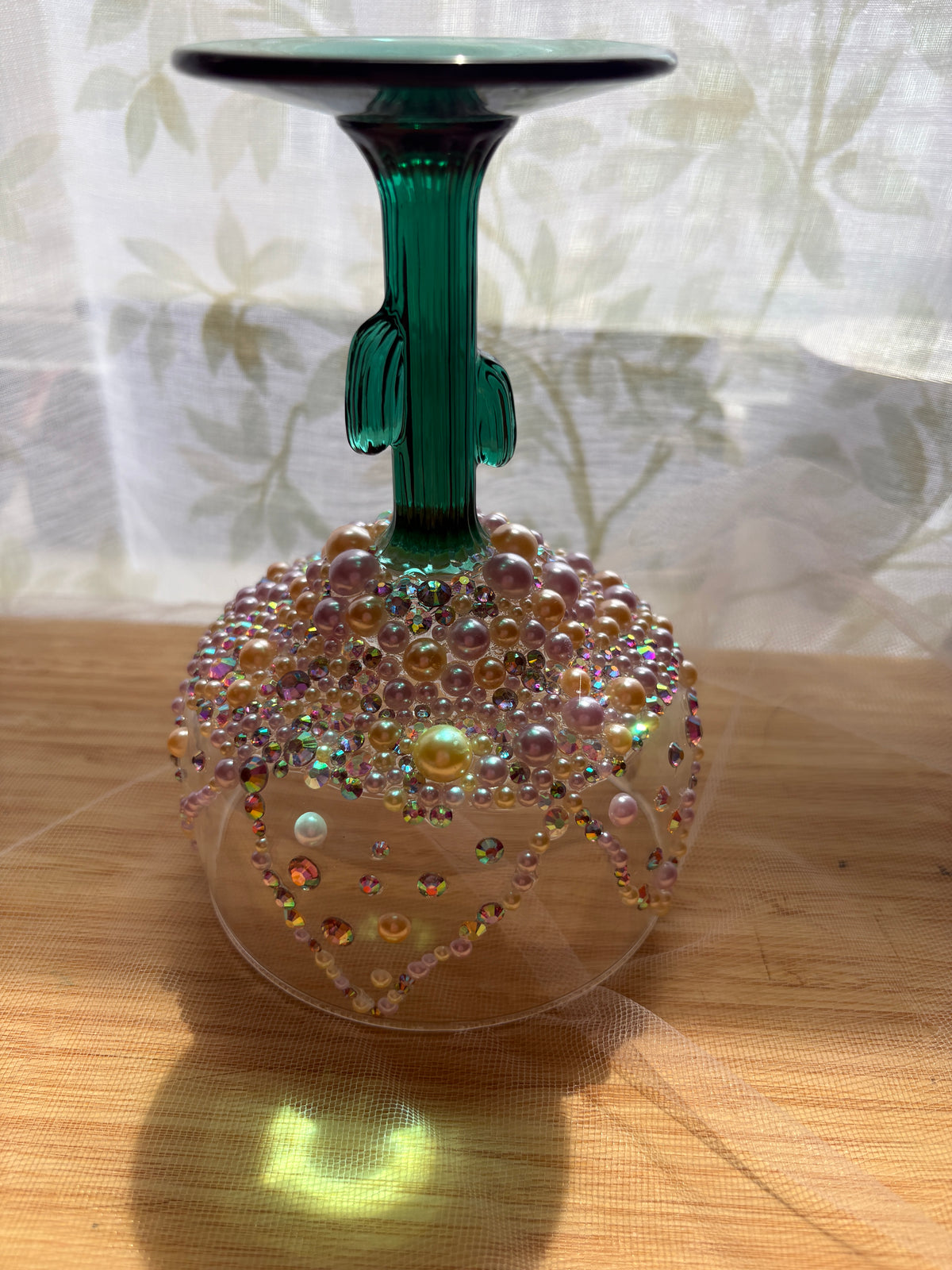 Purple & Golden Goblet