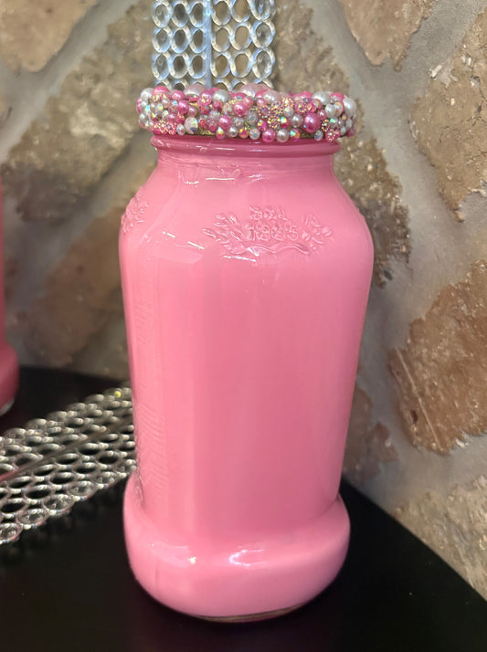 Pink Mason Jar